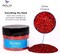 Rolio - 1 Jar Vibrant Holographic Glitter (Dorothy's Ruby) - 1 oz